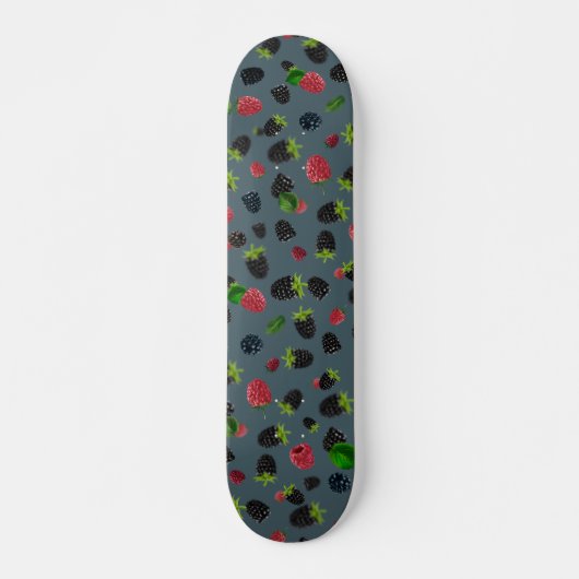 Himbeermuster 2 skateboard (Vorne)