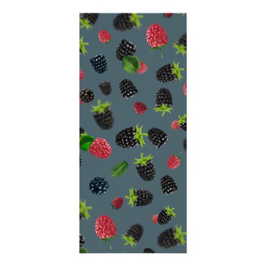 Himbeermuster 2 werbekarte (Vorne)