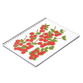 Himbeerobst Notizblock (Linke Seite)