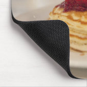Himbeerpfannkuchen Mousepad (Ecke)