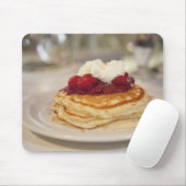 Himbeerpfannkuchen Mousepad (Mit Mouse)