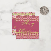 Himbeerpflaume und Limon Mitteilungskarte (Vorderseite/Rückseite Beispiel)