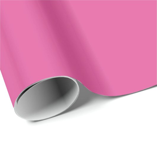 Himbeerrosa glattes Packpapier (Rolleneckpunkt)