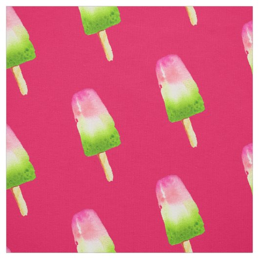 Himbeerrosa Popsiv Sommer Stoff (Muster)