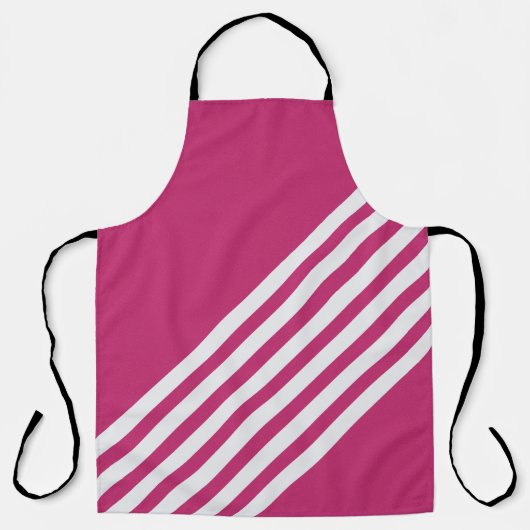 Himbeerrosa Schürze (Vorderseite)