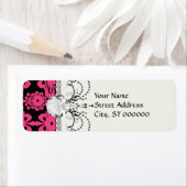 Himbeerrot-rosa Mod-Damast (Insitu)