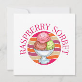 Himbeersorbet (Rückseite)