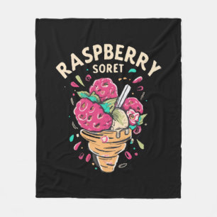 Himbeersorbet fleecedecke