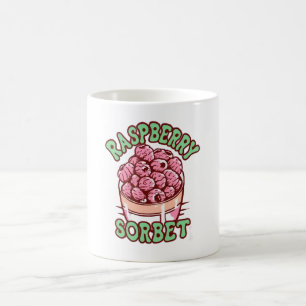 Himbeersorbet  kaffeetasse
