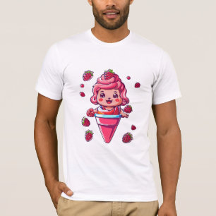 Himbeersorbet Kawaii T-Shirt