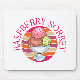 Himbeersorbet Mousepad