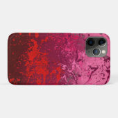 Himbeerwirbel: Abstrakte Spritzkunst Case-Mate iPhone Hülle (Rückseite (Horizontal))