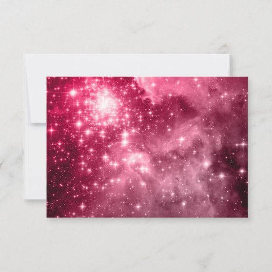 Himberry Stars Einladung (Vorderseite)