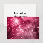 Himberry Stars Einladung (Vorne/Hinten)