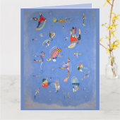 Himblau, Kandinsky 1940 Karte (Gelbe Blume)