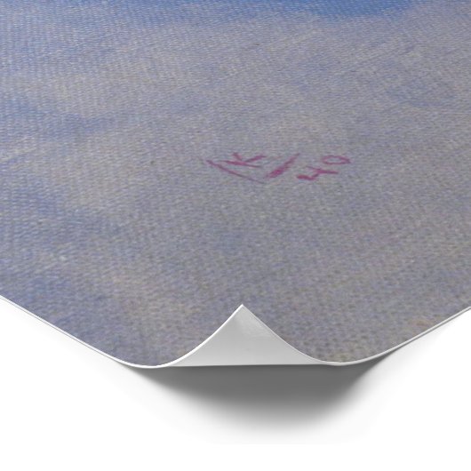 Himblau, Kandinsky 1940 Poster (Ecke)