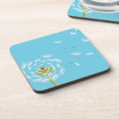 Himblauer Löwenzahn Untersetzer (Linke Seite)