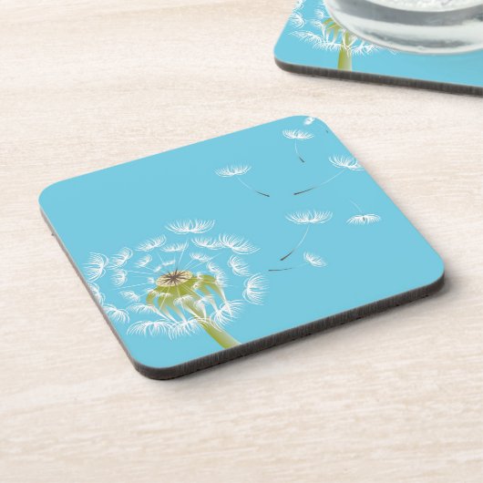 Himblauer Löwenzahn Untersetzer (Linke Seite)