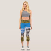 Himeji Burg #5, Japan Capri Leggings (Vorderseite)