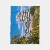 Himeji Burg #5, Japan Fleecedecke (Vorderseite)