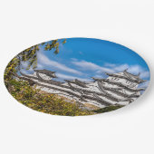 Himeji Burg #5, Japan Pappteller (Schrägansicht)