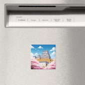 Himeji Castle Cherry Blüten Magnet (In Situ (Geschirrspüler))