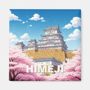 Himeji Castle Cherry Blüten Magnet