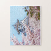 Himeji Castle in Full Bloom  Puzzle (Vertikal)