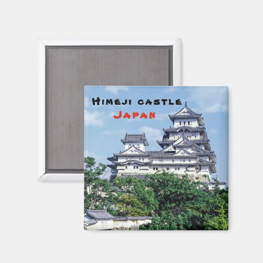 Himeji Castle - Japan Magnet (Vorderseite/Rückseite)