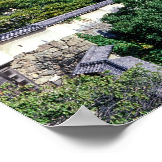 Himeji Castle - Japan Poster (Ecke)