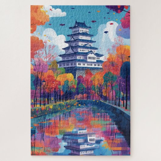 Himeji Castle, Japan. Puzzle (Vertikal)