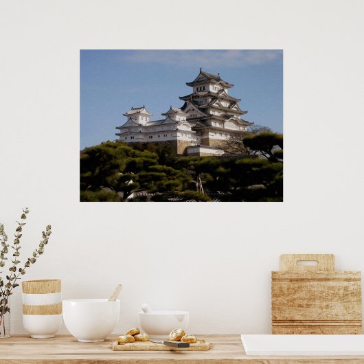 Himeji Castle Poster (Küche)