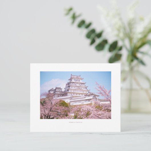 Himeji Castle Postkarte (Stehend Vorderseite)
