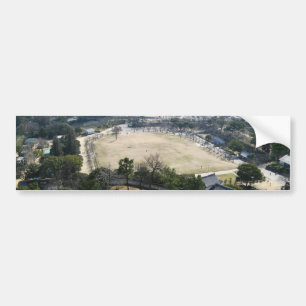Himeji, Japan (Blick von der Burg auf der Spitze) Autoaufkleber