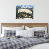 Himeji, Japan (Blick von der Burg auf der Spitze) Leinwanddruck (Insitu (Schlafzimmer))