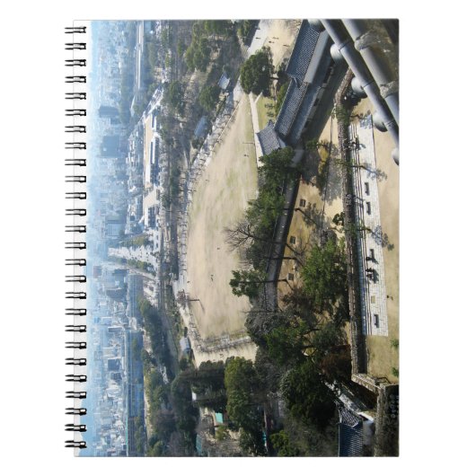 Himeji, Japan (Blick von der Burg auf der Spitze) Notizblock (Vorderseite)