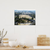 Himeji, Japan (Blick von der Burg auf der Spitze) Poster (Küche)