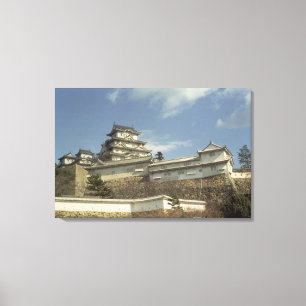 Himeji-Schloss, Kyoto, abgeschlossen 1609 Leinwanddruck