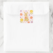 HIMEKARI Floral Bunny Sticker – Pink (Tasche)