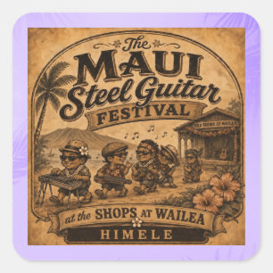 HIMELE Little Hawaiʻi Aufkleber — Maui Festival