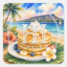 HIMELE Little Hawaiʻi Aufkleber — Pfannkuchen