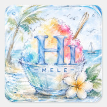 HIMELE Little Hawaiʻi Aufkleber — Shave Ice