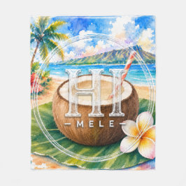 HIMELE-Wurfdecke Coconut unterstützen Fleecedecke