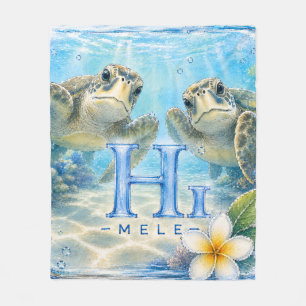 HIMELE-Wurfdecke Honu unterstützen Fleecedecke