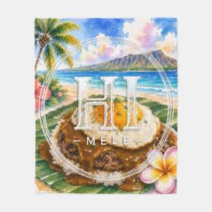 HIMELE-Wurfdecke Loco Moco unterstützen Fleecedecke