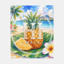 HIMELE-Wurfdecke Pineapple unterstützen Fleecedecke