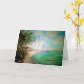 Himmel auf Erde Karte (Gelbe Blume)