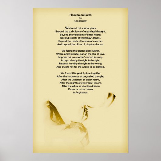 Himmel auf Erden Poster (Vorne)