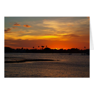 Himmel aus blau-orangefarbenem Kristall