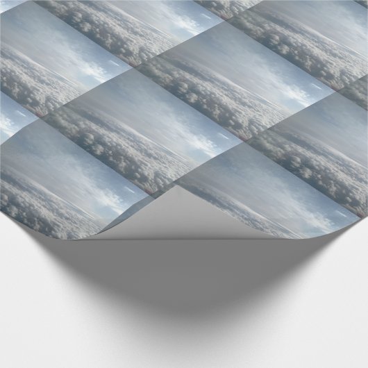 Himmel, Aussicht auf das Flugzeug, wunderschöne Wo Geschenkpapier (Ecke)